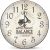 CLOCK WALL ESPERANZA SEATTLE  EHC018S WHITE,  30 CM, ART PAPER CLOCK DISK, QUIET MOVEMENT, HOOK FOR EASY INSTALLATION, POWER: 1X AA BATTERY (NOT INCLU
