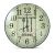 CLOCK WALL ESPERANZA PARIS  EHC018P WHITE,  30 CM, (TEXT: LES FOURCHETTES), PLASTIC FRAME, QUIET MOVEMENT, HOOK FOR EASY INSTALLATION, POWER: 1X AA BA