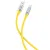КАБЕЛЬ ДЛЯ ПЕРЕДАЧИ ДАННЫХ XO NB251, USB TYPE-A/USB TYPE-C, 1М, ЖЁЛТЫЙ