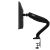 ARM FOR 1 MONITORS 13"-31.5" - AOC AS110D0 BLACK, DESK CLAMP/GROMMET,