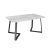 MASĂ FRIDA BETON+BLACK LEGS 135X75