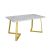 MASĂ FRIDA BETON+GOLDEN LEGS 150X80