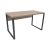 MASA BIROU B-130 (130X68) TRUFE/BLACK