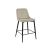 SCAUN DE BAR CLASIC SMALL BEIGE HLR7+BLACK LEGS