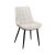 SCAUN HANS VELVET BEIGE BGF166-2+BLACK LEGS