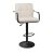 SCAUN DE BAR SB-042 VELVET BEIGE NR.04+BLACK LEG