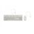 ПРОВОДНАЯ КЛАВИАТУРА И МЫШЬ HP 225 WHITE