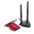 TP-LINK ARCHER TX3000E  AX3000 WI-FI 6 + BLUETOOTH PCI EXPRESS ADAPTER, 2402MBPS ON 5GHZ + 574MPBS ON 2.4GHZ, 802.11AX/AC/N/G/B/A, 2 DUAL BAND DETACHABLE АNTENNAS, BLUETOOTH 5.0