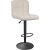 SCAUN DE BAR SB-044 CATIFEA BEIGE MQCJ-3-B + BLACK LEGS