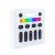 GLEDOPTO 2.4G RGBW 4 ZONE RGB+CCT WALL MOUNTED TOUCH PANEL REMOTE (GL-W-003Z), COMPATIABLE WITH PRO VERSION LIGHTS AND CONTROLLERS
