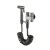 HYGIENIC SHOWER (WATERING CAN, HOSE, TEE, BRACKET) 2 METERS, BLACK