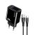 JOKADE WALL CHARGER 1*USB-A WITH CABLE USB-A TO TYPE-C 5A, JB141, BLACK