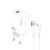 JOKADE WALL CHARGER 1*USB-A WITH CABLE USB-A TO TYPE-C 5A, JB141, WHITE