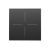 MOES ZIGBEE STAR FEATHER SMART PUSH BUTTON SWITCH 4 GANG (NEUTRAL WIRE), GREY