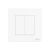 MOES ZIGBEE STAR RING SMART PUSH BUTTON SWICTH 2 GANG CR2032, WHITE