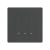 MOES ZIGBEE STAR RING SMART PUSH BUTTON SWICTH 3 GANG CR2032, GREY