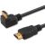 CABLE HDMI M TO HDMI90° M  3M  4K V2.0  SAVIO CL-109 GOLD-PLATED