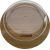 PLATOU DIN BAMBUS CU CAPAC DIN PLASTIC, 15.5 X 15.5 X 5.1 CM, EUROGOLD
