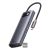 DOCKING STATION BASEUS METAL GLEAM 6-IN-1 USB TYPE-C TO 3XUSB 3.0