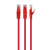PATCH CORD CAT.6U  2M, RED, PP6U-2M/R, CABLEXPERT, STRANDED UNSHIELDED