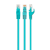 PATCH CORD CAT.6U  2M, GREEN, PP6U-2M/G, CABLEXPERT, STRANDED UNSHIELDED