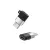 АДАПТЕР USB XO NB149A, MICRO-USB (F)/USB TYPE-C, ЧЁРНЫЙ