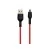 КАБЕЛЬ ДЛЯ ЗАРЯДКИ И СИНХРОНИЗАЦИИ XO NB55, MICRO-USB/USB TYPE-A, 1М, КРАСНЫЙ