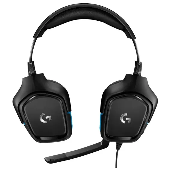 CASTI GAMING LOGITECH G432, CU FIR, NEGRU/ALBASTRU