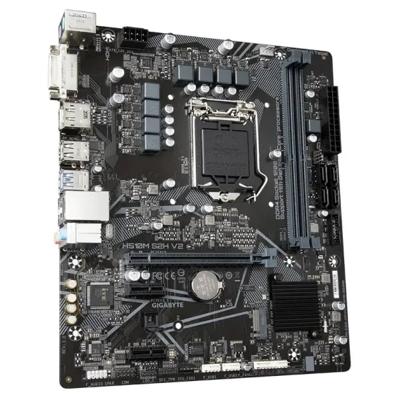 МАТЕРИНСКАЯ ПЛАТА GIGABYTE H510M S2H V2, LGA1200, INTEL H510, MICRO-ATX