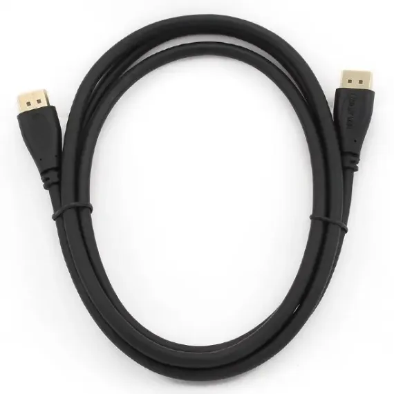 ВИДЕО КАБЕЛЬ CABLEXPERT CC-DP-1M, DISPLAYPORT (M) - DISPLAYPORT (M), 1М, ЧЁРНЫЙ