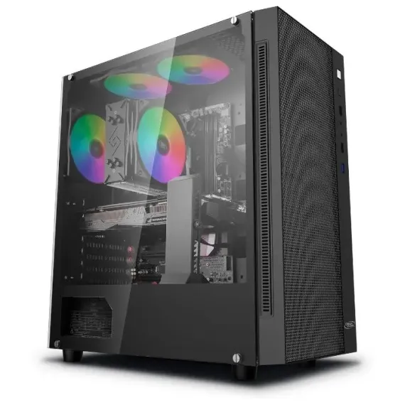 CARCASA PC DEEPCOOL MATREXX 55 MESH, MIDI-TOWER, ATX, NEGRU