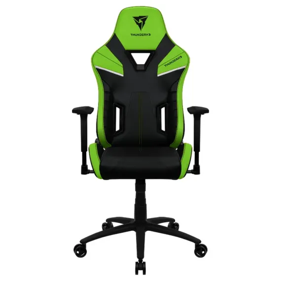 SCAUN GAMING THUNDERX3 TC5, PU PIELE, NEGRU/VERDE