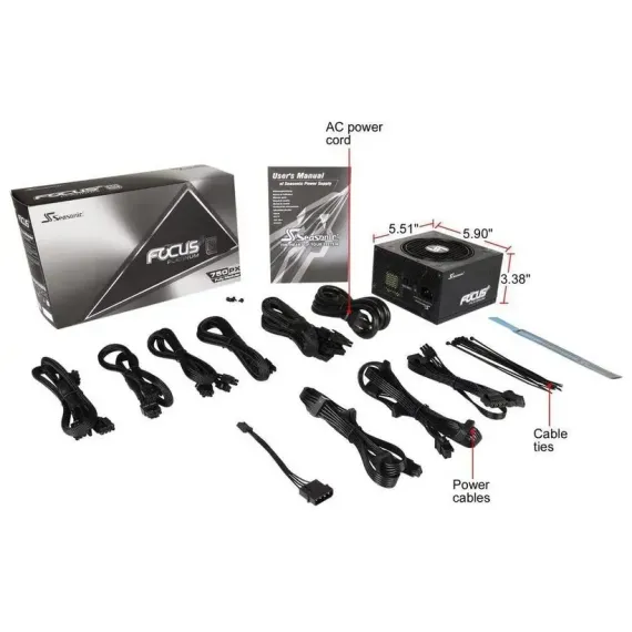 SURSA ALIMENTARE PC SEASONIC FOCUS PX, 750W, ATX, COMPLET MODULAR