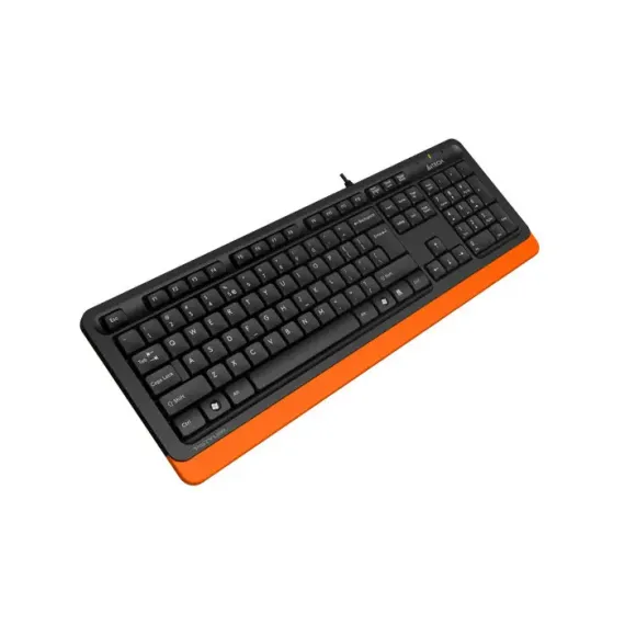КЛАВИАТУРА A4TECH FK10, ПРОВОДНОЕ, ЧЕРНЫЙ/ОРАНЖЕВЫЙ