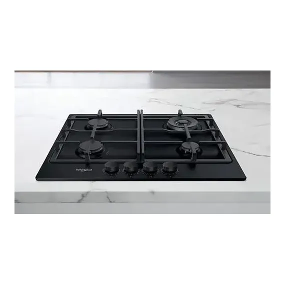 ГАЗОВАЯ ВАРОЧНАЯ ПАНЕЛЬ WHIRLPOOL TGML 661 NB, ЧЁРНЫЙ