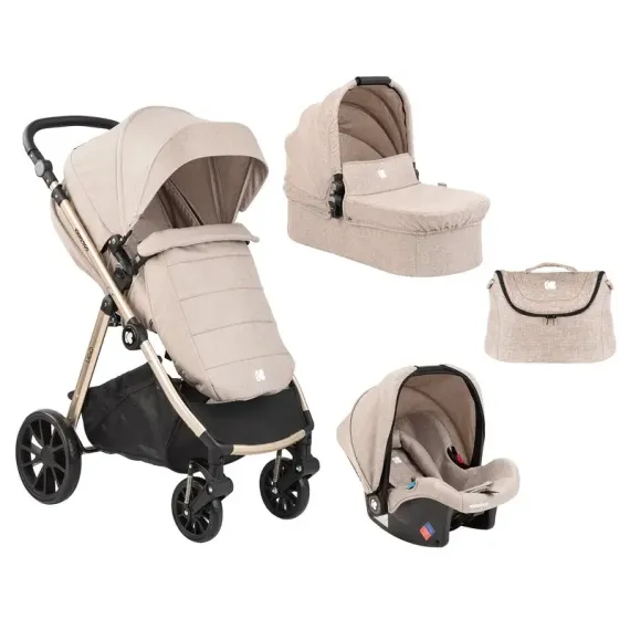 КОЛЯСКА 3-В-1 KIKKA BOO UGO, БЕЖЕВЫЙ