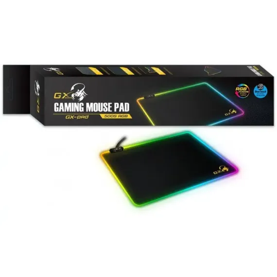 MOUSE PAD PENTRU JOCURI GENIUS GX-500S, LARGE, NEGRU