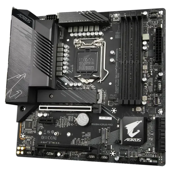 PLACA DE BAZA GIGABYTE B560M AORUS PRO, LGA1200, INTEL B560, MICRO-ATX
