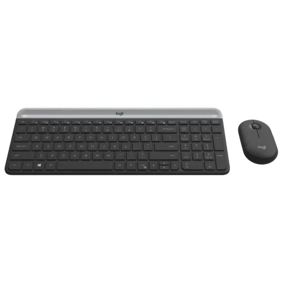 SET TASTATURA + MOUSE LOGITECH MK470, FARA FIR, NEGRU