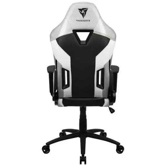 SCAUN GAMING THUNDERX3 TC3, PU PIELE, ALB