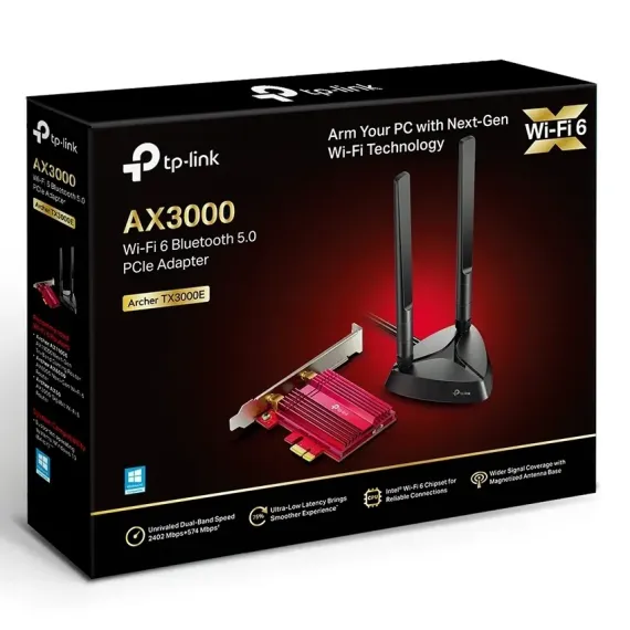 BLUETOOTH + WI-FI ADAPTER TP-LINK ARCHER TX3000E. AX3000