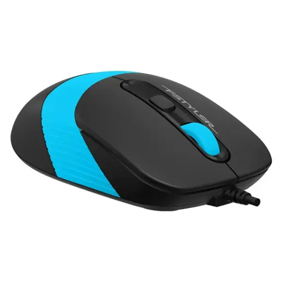 MOUSE A4TECH FM10, NEGRU/ALBASTRU
