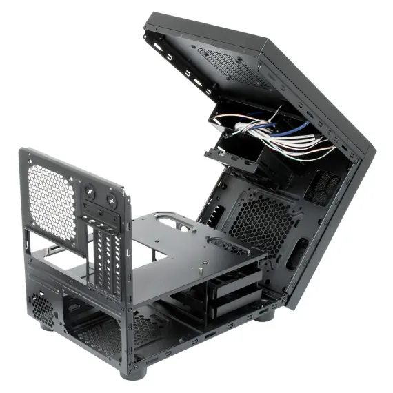 CARCASA PC CHIEFTEC CI-01B-OP, MICRO-ATX, ATX, NEGRU