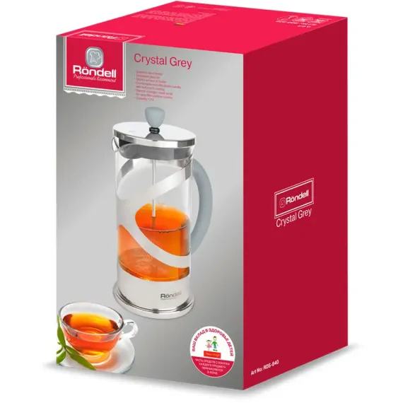 ФРЕНЧ-ПРЕСС RONDELL RDS-840, 1Л, СЕРЕБРИСТЫЙ