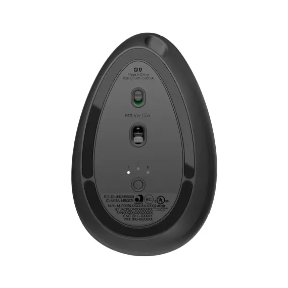 БЕCПРОВОДНАЯ МЫШЬ LOGITECH MX VERTICAL, ЧЁРНЫЙ