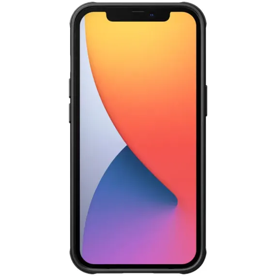 HUSA NILLKIN IPHONE 13, TEXTURED PRO CASE, NEGRU