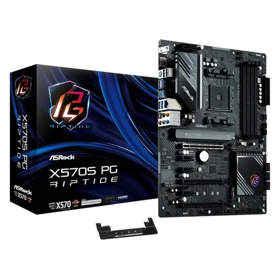 PLACA DE BAZA ASROCK X570S PG RIPTIDE, AM4, AMD X570, ATX