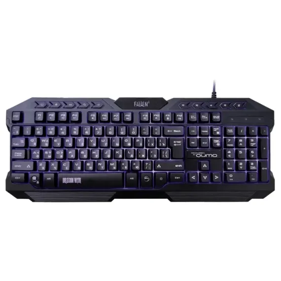 TASTATURA QUMO FALLEN II, CU FIR, NEGRU