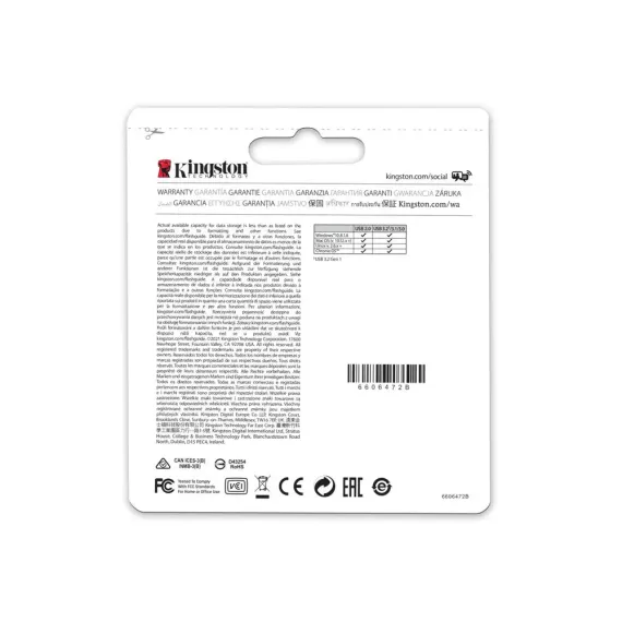 MEMORIE USB KINGSTON DATATRAVELER MICRO 3.1, 128GB, ARGINTIU