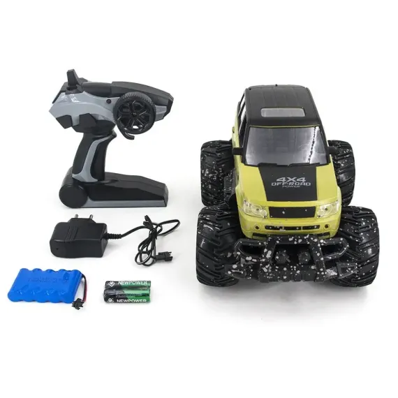 JUCARIE CU TELECOMANDA CRAZON 4CH OFF-ROAD CAR, 1:14, CAMUFLAJ (17MUD02B)